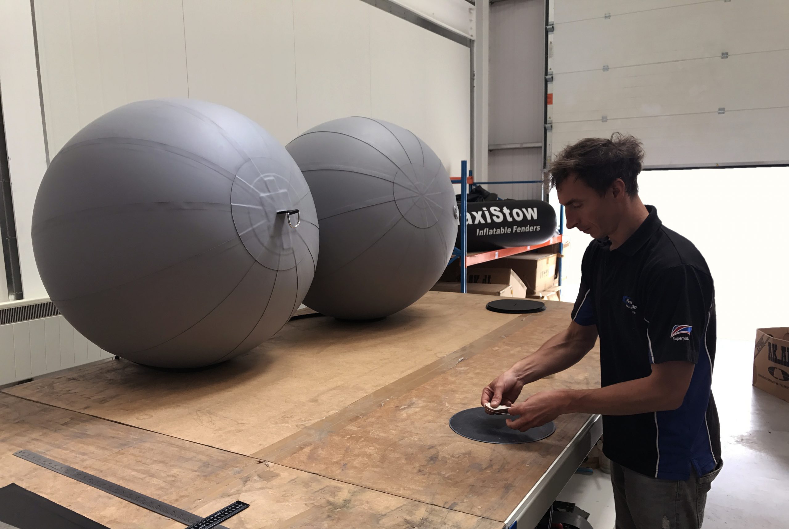 Fenders, Inflatable Fenders, maxiStow, PVC, Hypalon, PU, UK, UK Manufactured, Ship, Yacht, Super Yacht, Boat, Marine, Chafe Covers, Yacht, Ship, Boat, Super Yacht, Fendequip, Boat Protection, UK, UK Manufactured